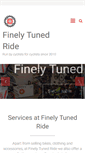 Mobile Screenshot of finelytunedride.co.uk